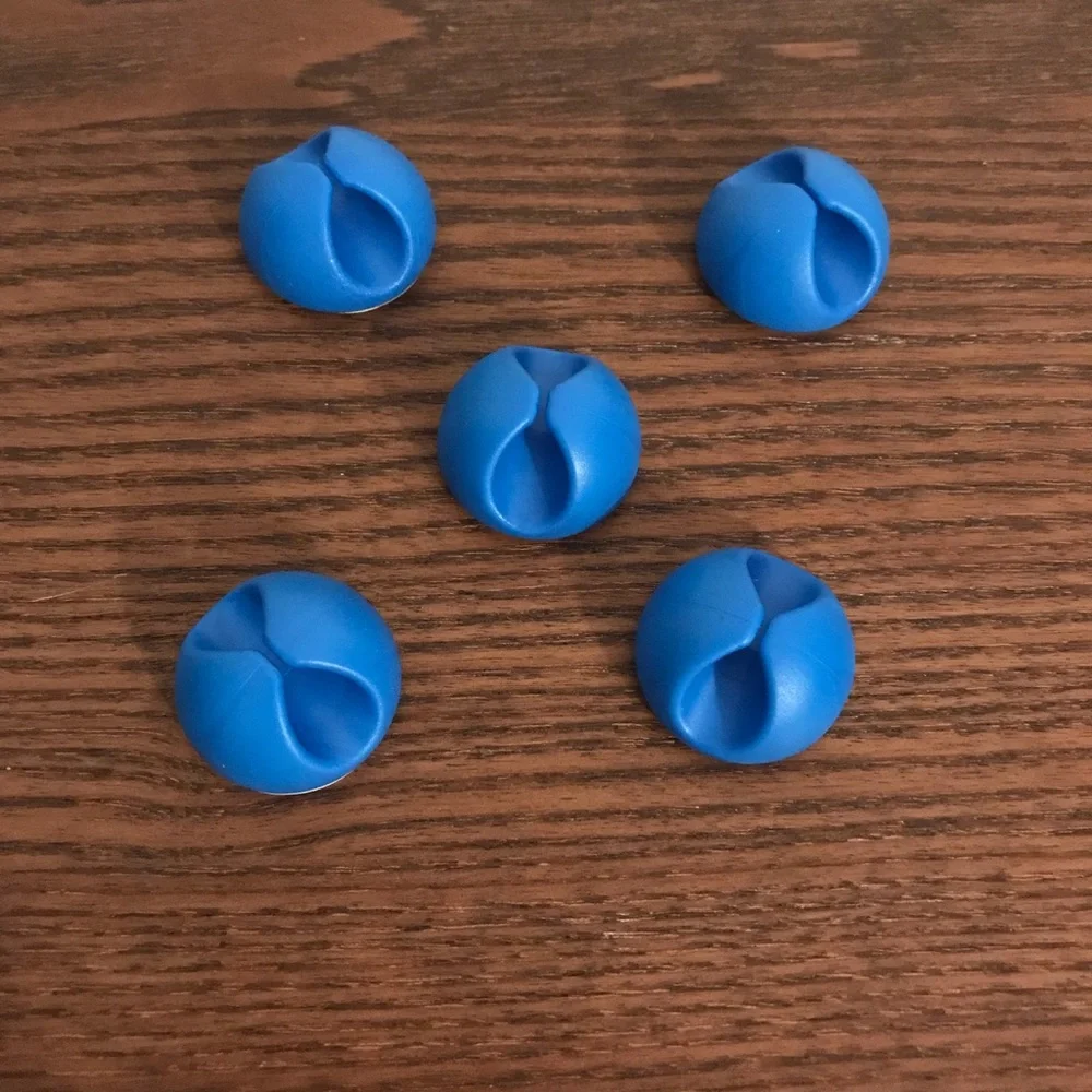 Cable cord adhesive holders 5 pieces